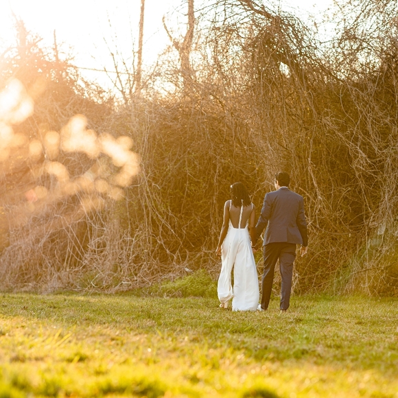 Amsale white jumpsuit - Picture 3 of 9